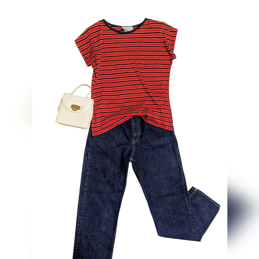 Vintage Stripe Tee Shirt - Picture 2 of 8